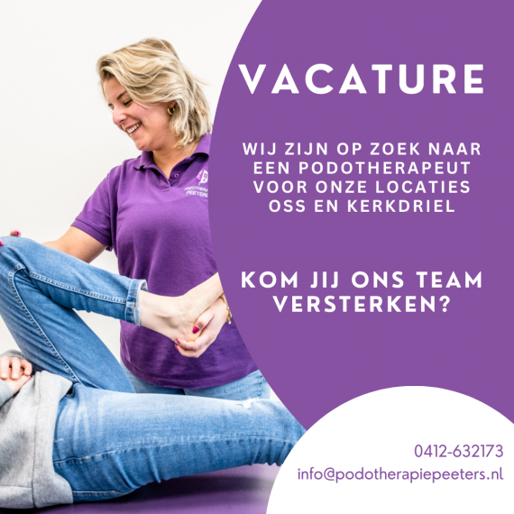 Vacature Podotherapeut Oss Kerkdriel
