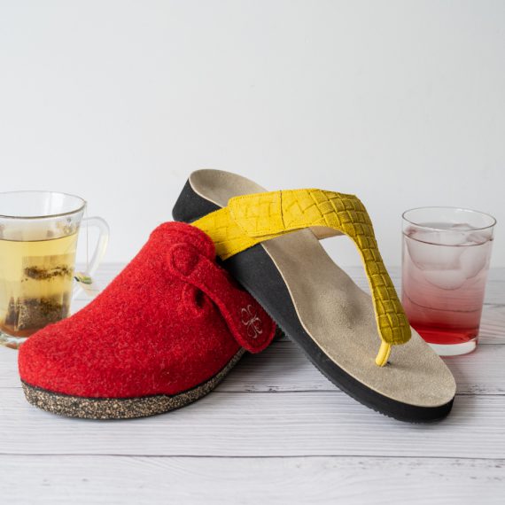 Slippers op on sale maat podotherapie